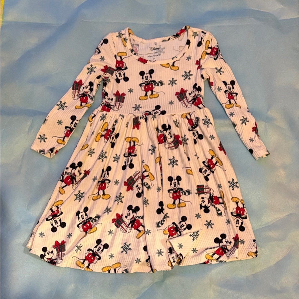 Disney Mickey Mouse Kids Dress - Cream